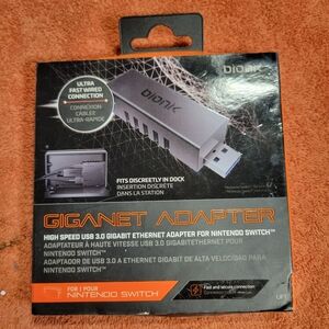BIONIK BNK-9018 Nintendo Switch Giganet Adapter High-Speed Ethernet Adapter